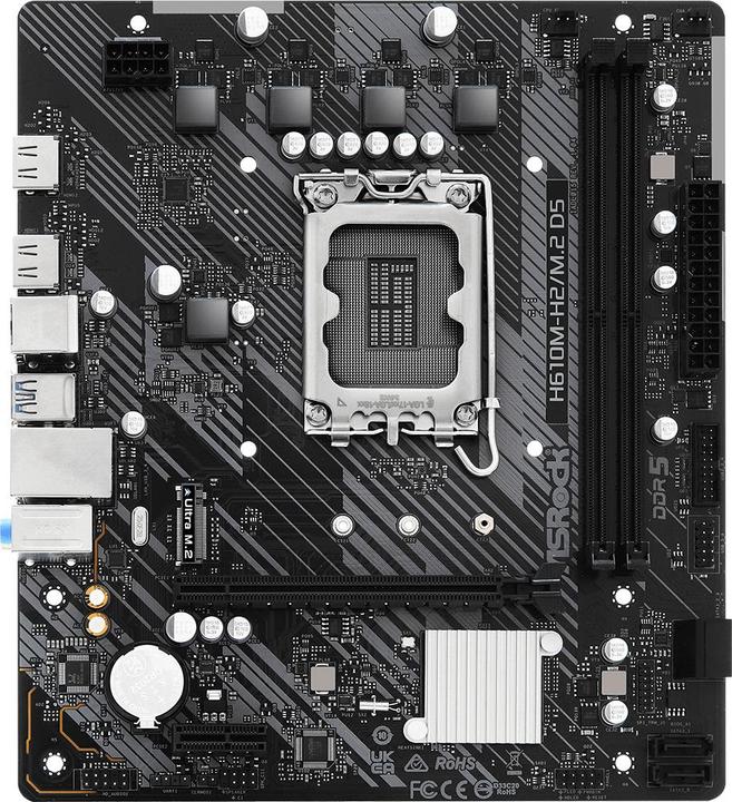 AsRock H610M-H2/M.2 D5 LGA1700 2xHDMI (LGA 1700, Intel H610, mATX)