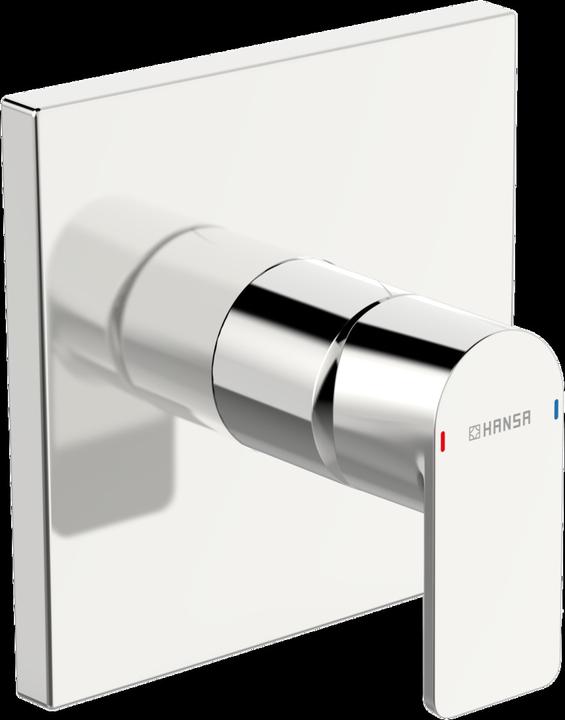 Actual product image Hansa HANSASTELA complete set for shower mixer, square rosette, 87859073