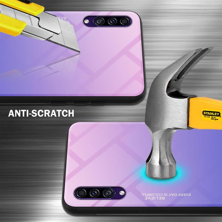 Actual product image Cadorabo TPU 2 colors glass cover (Samsung Galaxy A30s, Samsung Galaxy A50s)