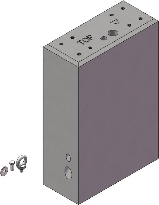 Actual product image ABL EMH9999 EMH9999 Foundation for stele eMH1/eMH3