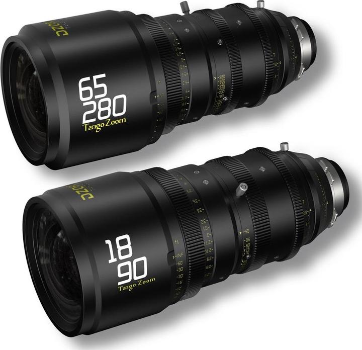 Actual product image Dzofilm Tango 2-Lens Kit (18-90mm T2.9/65-280mm T2.9-4) for PL&EF Mount (S35) metric (w/o servo) (L-Mount, C-mount)