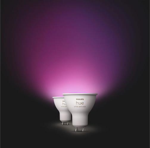 Actual product image Philips Hue 4.2W GU10 2P (GU10, 4.20 W, 400 lm, 2 x, E)