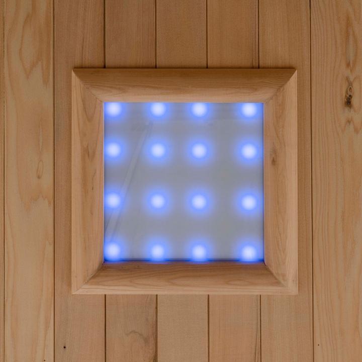 Produktbild Home Deluxe Infrarotkabine IKENNA L - 153x110cm für 3 Personen - Infarotkabine mit 2400 Watt