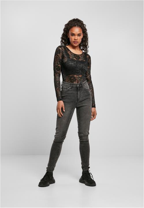 Actual product image Urban Classics Ladies Lace Longsleeve Body (S)