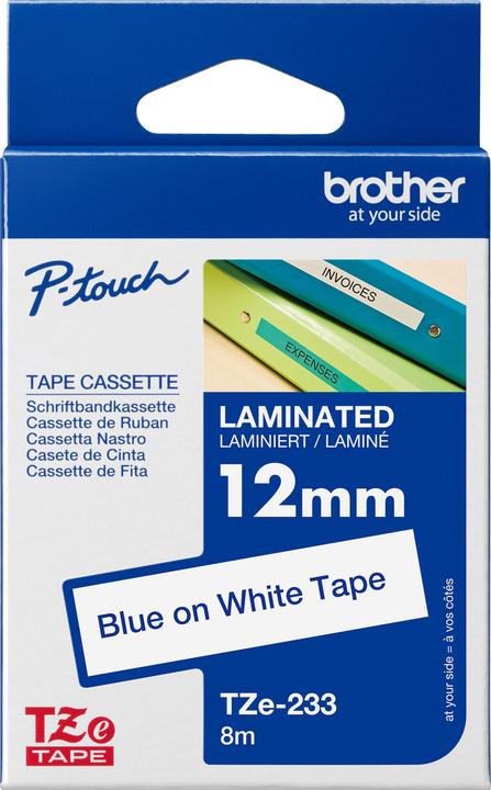 Actual product image Brother Tze-233 (1.20 cm, Grey)