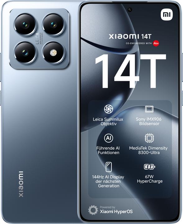 Image du produit Xiaomi 14T + Moniteur de jeu incurvé 30" Bundle de lancement (256 Go, Bleu Titan, 6.67", Double SIM, 50 Mpx, 5G)