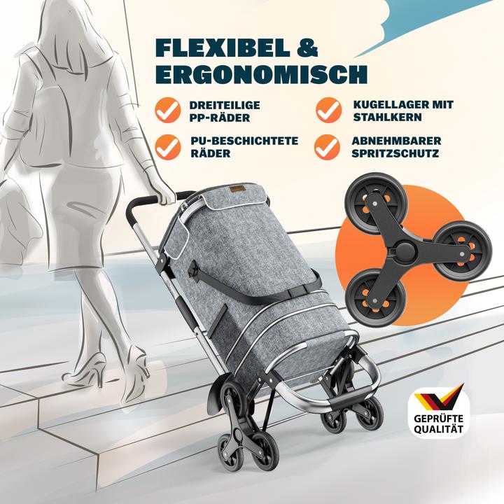 Actual product image Monzana 2in1 Einkaufstrolley