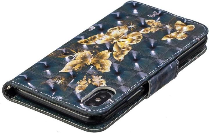 Immagine prodotto Cover-Discount Custodia per cellulare in pelle effetto glitter (Apple iPhone X, Apple iPhone XS)