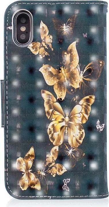 Immagine prodotto Cover-Discount Custodia per cellulare in pelle effetto glitter (Apple iPhone X, Apple iPhone XS)