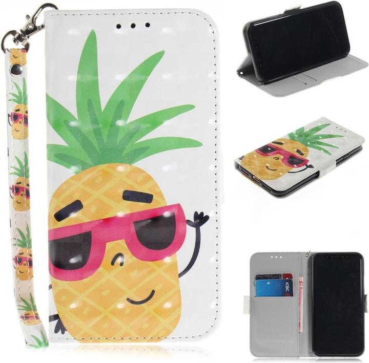 Immagine prodotto Cover-Discount Custodia per cellulare in pelle effetto glitter (Apple iPhone X, Apple iPhone XS)