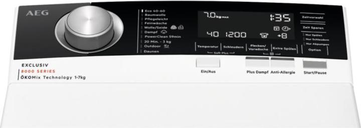 Image du produit AEG LTR8E80379 (7 kg, Vers le bas)