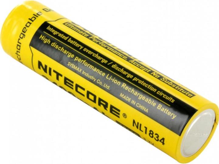 Actual product image Nitecore 18650 Rechargeable battery