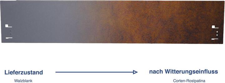 Immagine prodotto Green Split Bordi per prato in acciaio corten (120 cm)