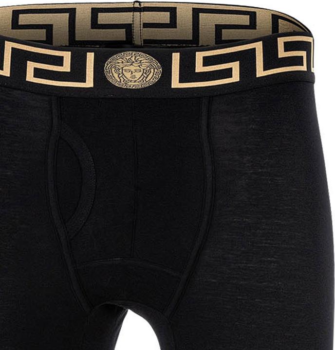 Image du produit Versace Underpants Long John Jersey Topeka Bi-Stretch Cotton Organic New Logo (XL, Une unité par pack)
