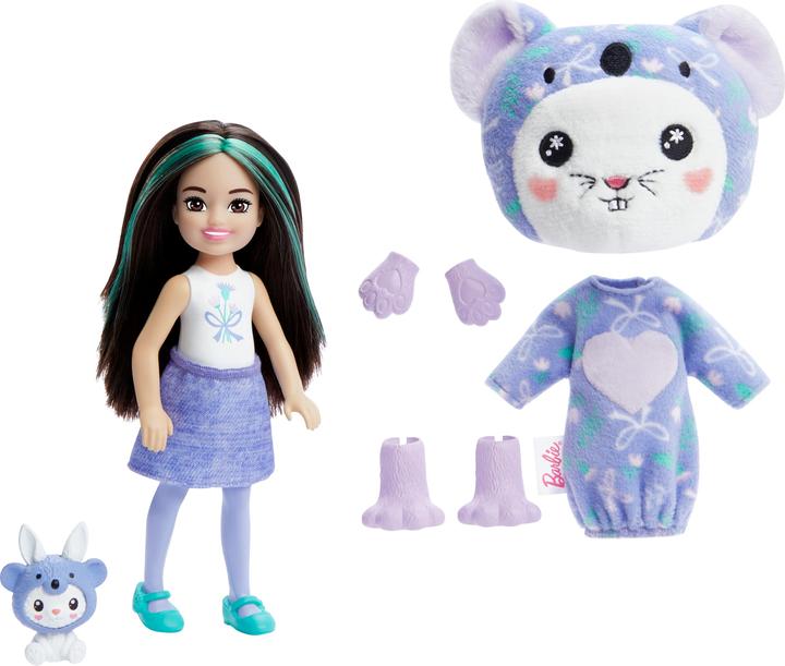 Produktbild Barbie Cutie Reveal Chelsea Costume Cuties Series - Bunny in Koala