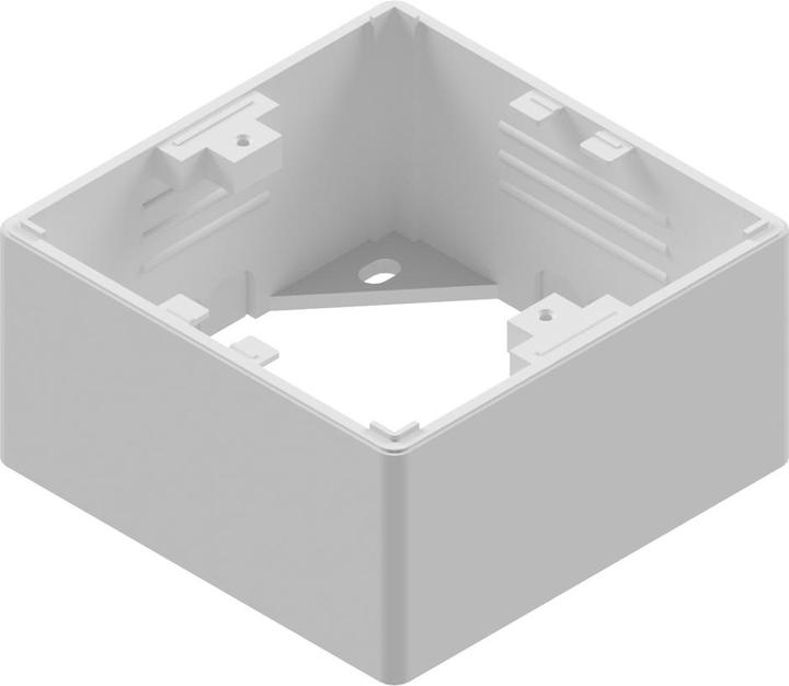 Actual product image ZVK CKVDAP90 EasyLan ModulDose surface-mounted housing data socket 80x80