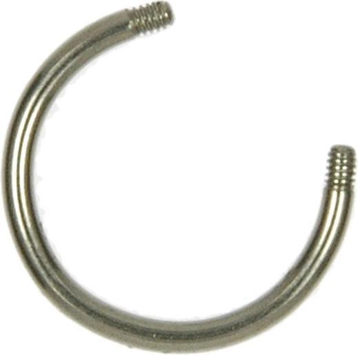 Image du produit Bijouteria 1.2mm Titane élément de piercing (Titane)