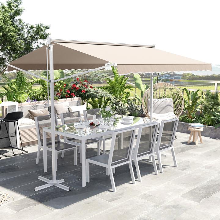 Produktbild Outsunny Standmarkise mit Kurbel (2.94 m)