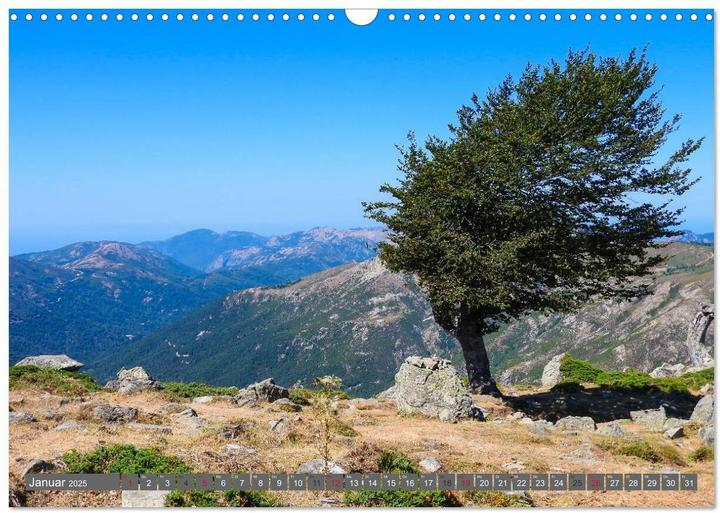 Actual product image Weitwandern auf Korsika GR 20 (Wandkalender 2025 DIN A3 quer), Monatskalender (A3, German)