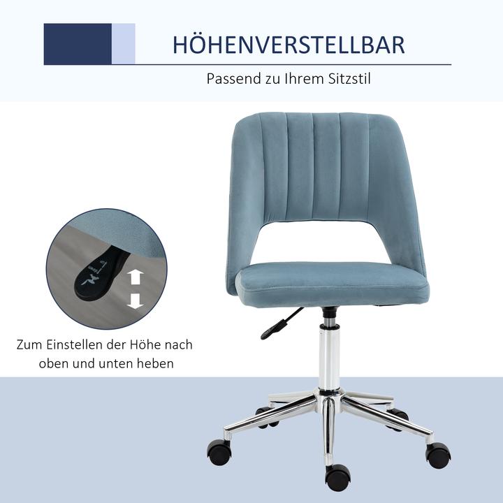 Image du produit Vinsetto Chaise de bureau de style moderne, roues pivotantes, gas-lift haut de gamme