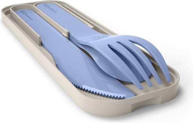 Monbento Cutlery Set for Lunch Box MB Pocket Infinity - 3 Pieces Fork Knife Spoon - Flatware Set for Work/Sch (3 Piece, Cutlery set)