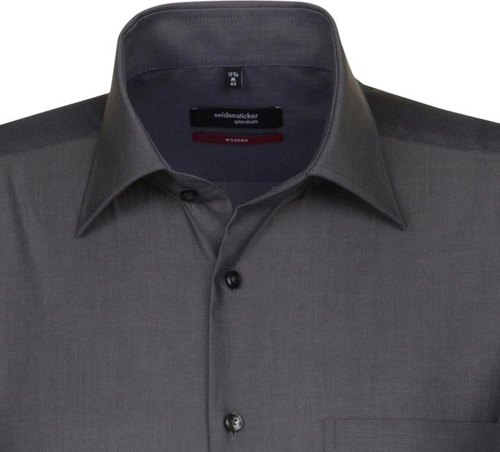 Image du produit Seidensticker Cehmise Modern Fit m/c sans repassage grey (XXL)