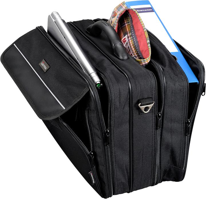 Immagine prodotto Lightpak Borsa per notebook Corniche, per computer portatili da 17 pollici, 3 scomparti, tracolla (17")