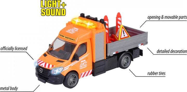 Image du produit Majorette Mercedes-Benz Sprinter Platform