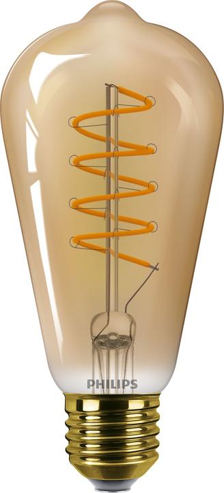 Image du produit Philips Professional Lampe MASTER VLE LEDBulb D 4-25W E27 ST64 GOLD SP G (E27, 4 W, 250 lm, 1 x, E)