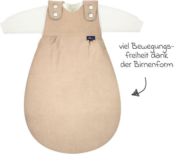 Actual product image Alvi Schlafsäcke Schlafsack Baby-Mäxchen 4 Season Mull - Sand-Beige