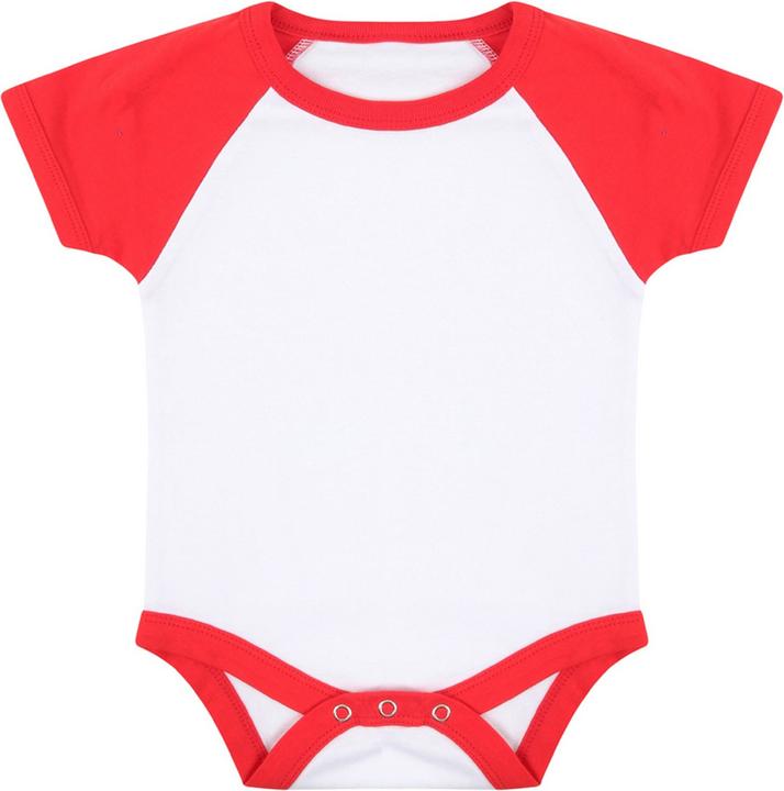 Larkwood Baby JungenMädchen Essential Kurzarm Baseball Body