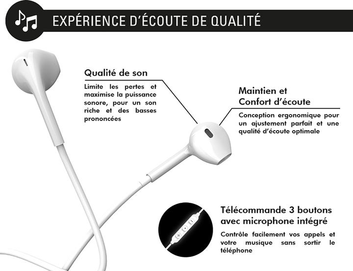 Image du produit Force Play FPYKPBOUTONMFIW Casque Lightning (Filaire)