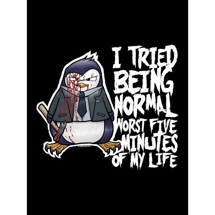 Produktbild Psycho Penguin I Tried Being Normal Kapuzenpullover (XXL)