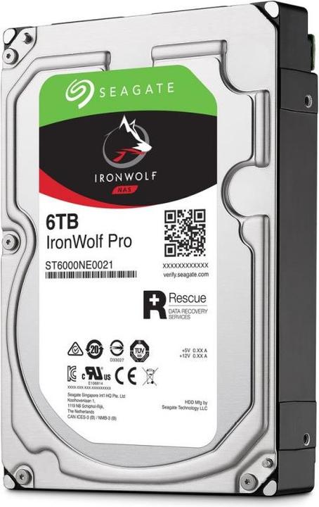 Produktbild Seagate IronWolf Pro (6 TB, 3.5", CMR)