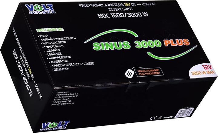 Image du produit Volt Polska Przetwornica napiecia SINUS PLUS 3000 12/230V+pilot