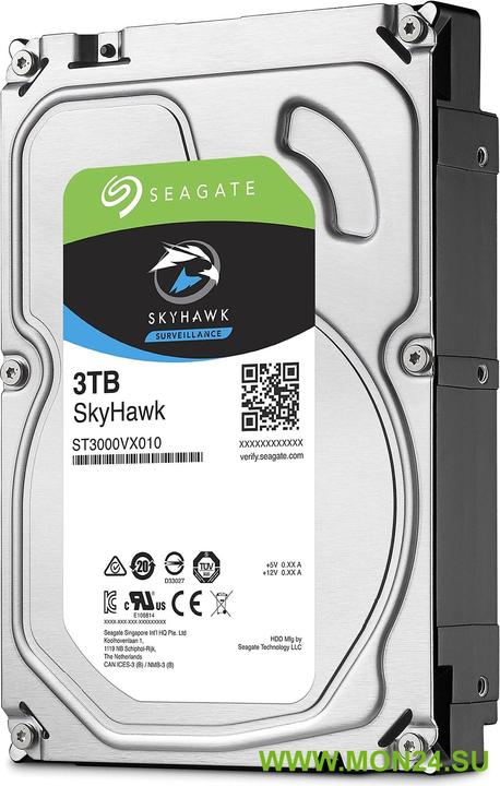 Image du produit Seagate SkyHawk (3 To, 3.5", CMR)