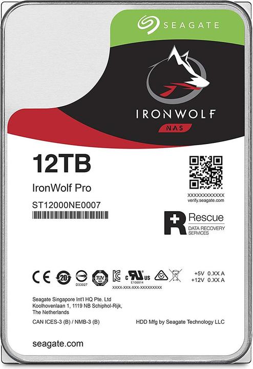 Immagine prodotto Seagate IronWolf Pro (12 TB, 3.5")