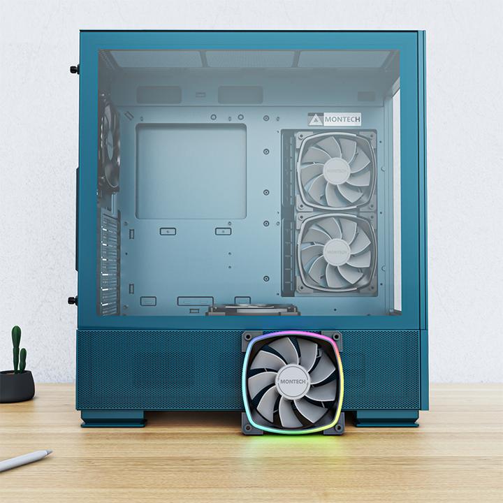 Produktbild Montech SKY TWO, Midi-Tower - blau (ATX, Mini-ITX, mATX)