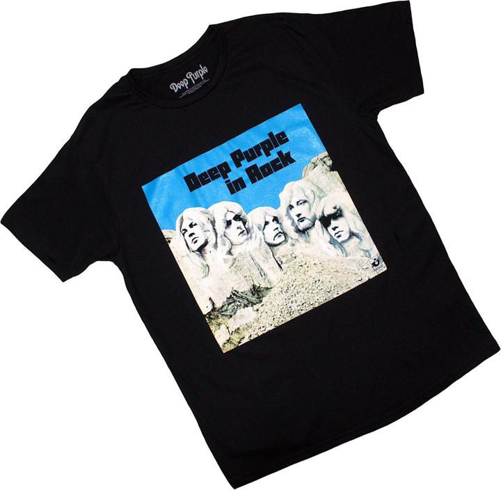 Actual product image Deep Purple Unisex Adult In Rock T-Shirt (XL)