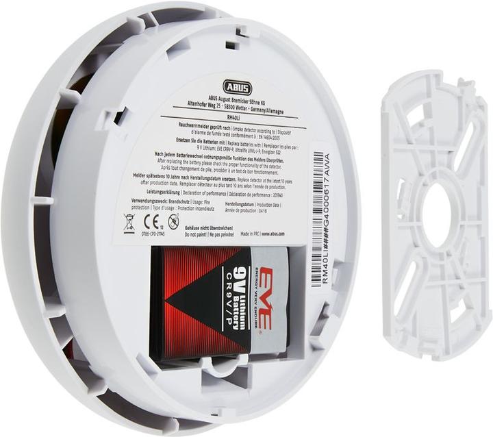 Actual product image Abus Smoke detector RM40 Li wireless