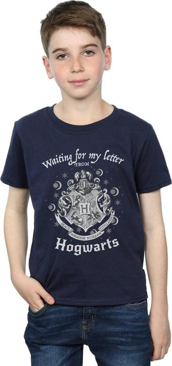 Actual product image Boys Waiting For My Letter Hogwarts Cotton T-Shirt (152, 158)