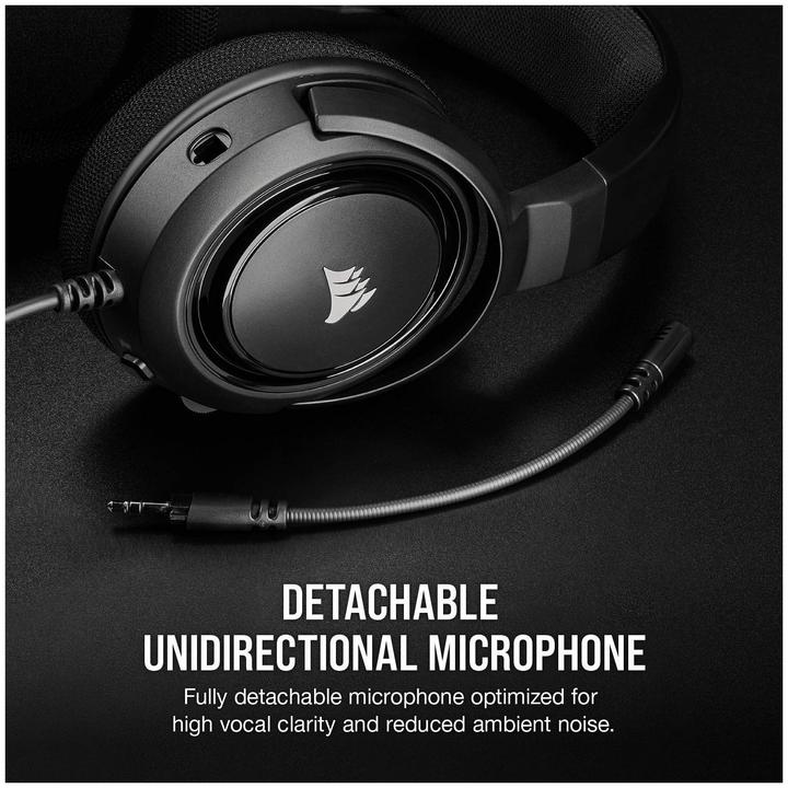Produktbild Corsair HS35 Carbon Black Stereo-PC (Kabelgebunden)