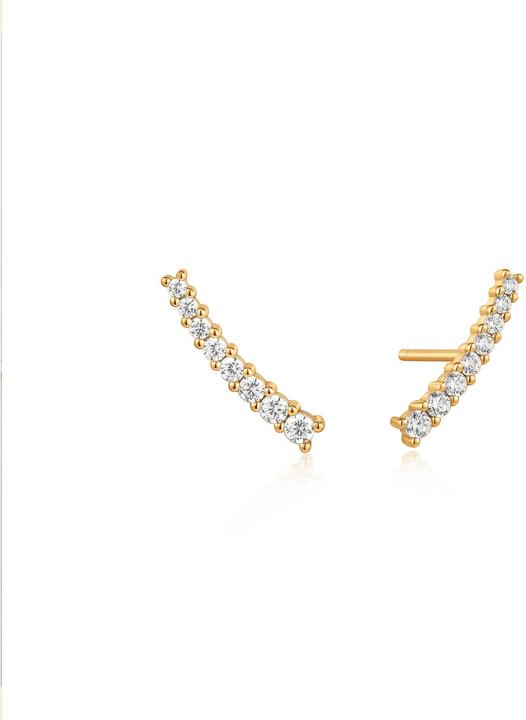 Actual product image Ania Haie Stud Earrings Glam Crawler Stud 925 Sterling Silver (925 silver)