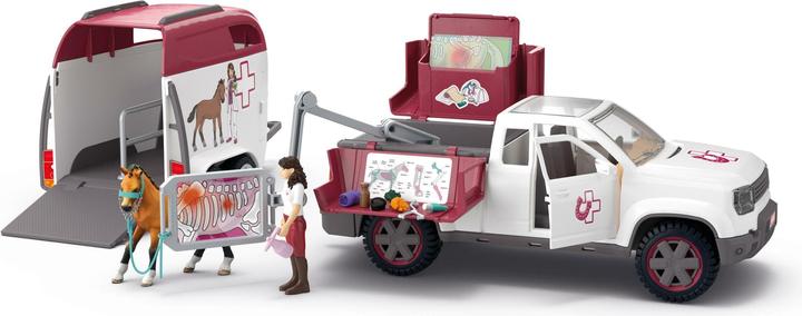 Actual product image Schleich Mobile Tierärztin mit Anhänger