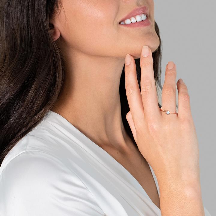 Produktbild Trilani Damen Sterling Silber Zirkonia roségold - 11202 (53, 925 Silber)