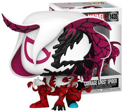 Actual product image Funko Marvel POP! vinyl figure Carnageised - Ghost Spider 9 cm