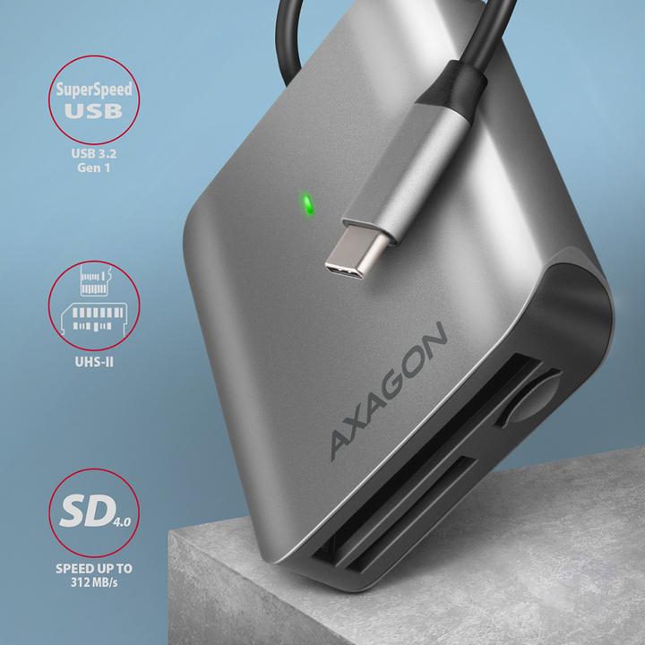 Actual product image Axagon CRE-S3C (USB 3.2)