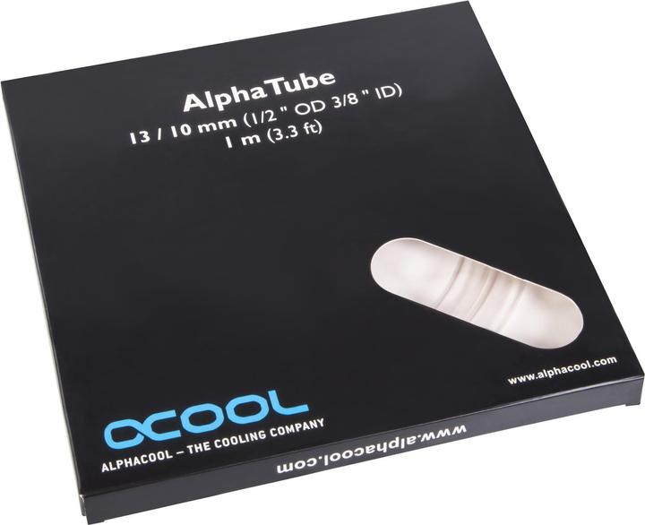 Produktbild Alphacool AlphaTube Schlauch HF 13/10mm - Ultra Clear 1 m (1 m, Kunststoff)