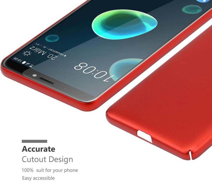 Actual product image Cadorabo Hard Cover Matte Metal Cover (HTC Desire 12+)