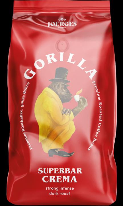 Gorilla Kaffee Superbar Crema (1000 g, Dunkle Röstung)